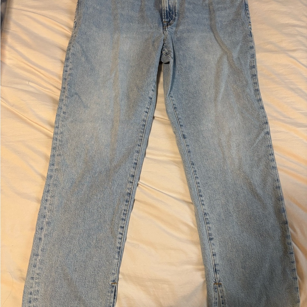 Good American Light Blue Men's Straight Jeans